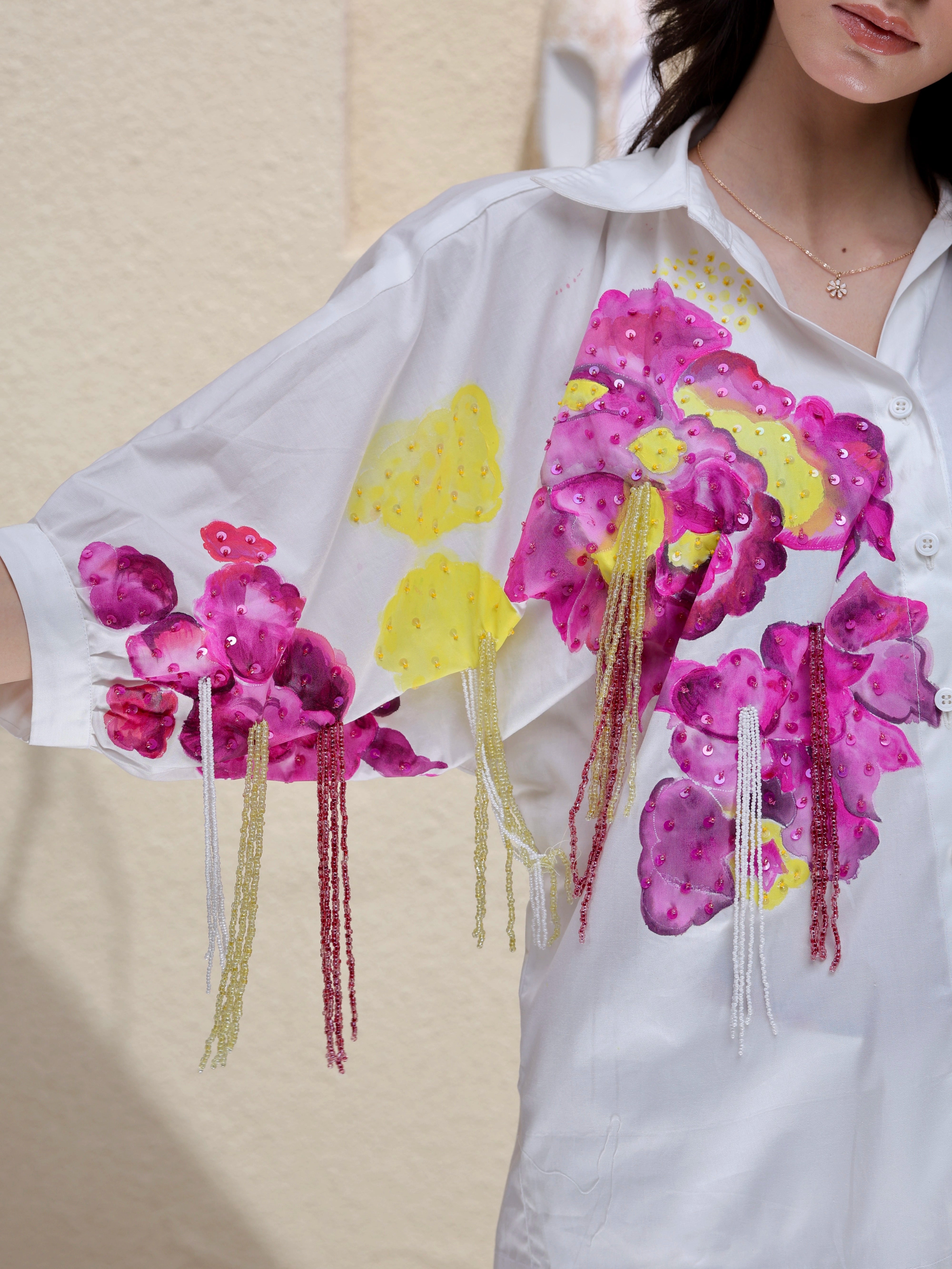 Tassel Tale Hand-Painted Premium Co-Ord Set