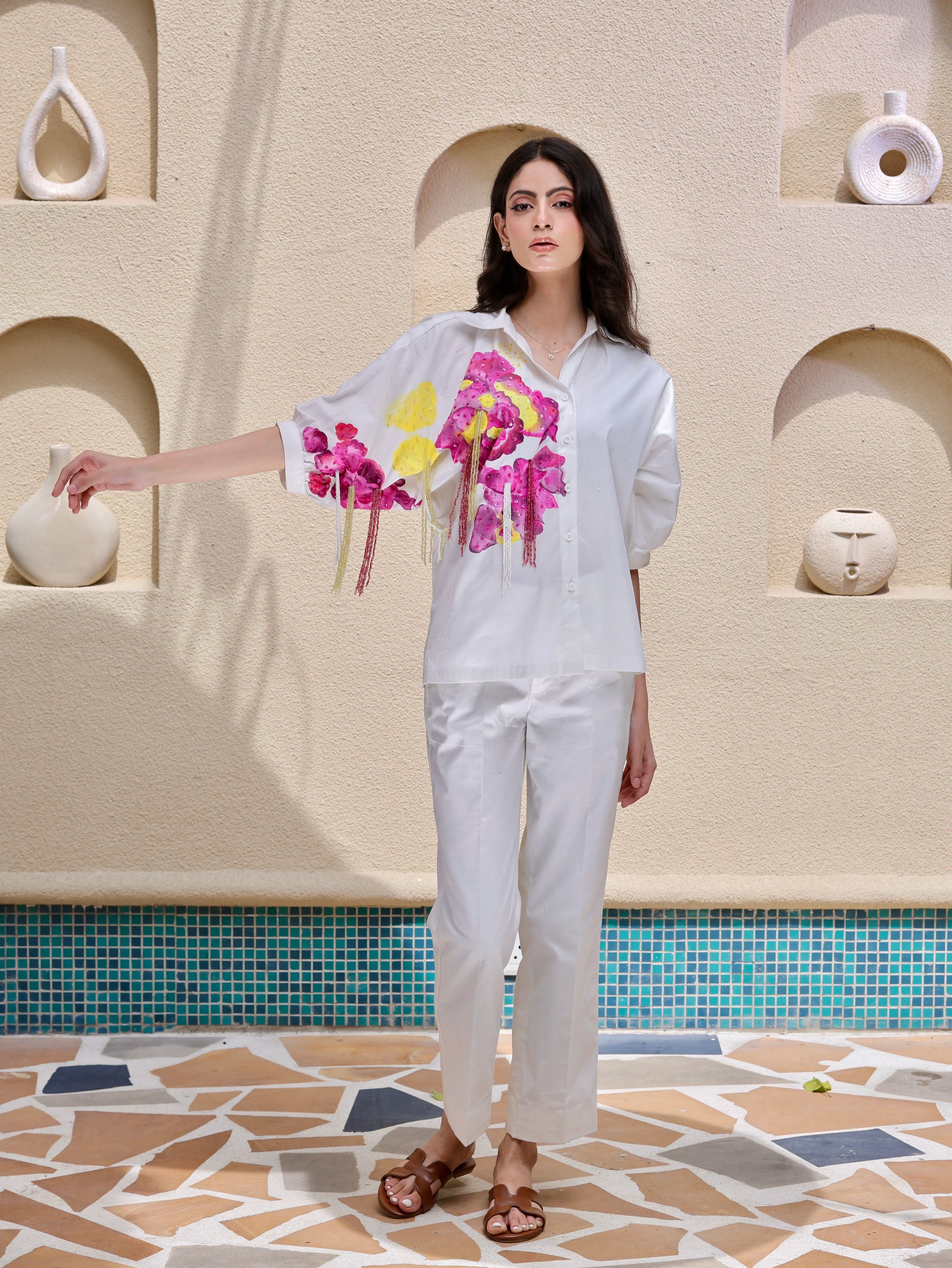 Tassel Tale Hand-Painted Premium Co-Ord Set